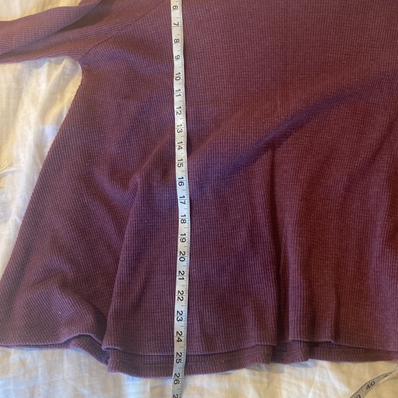 We the free waffle thermal swing top long sleeve purple XL - Picture 8 of 8